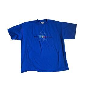 Vintage Y2K Walt Disney World Mickey Mouse Embroidered T-Shirt - Size XL